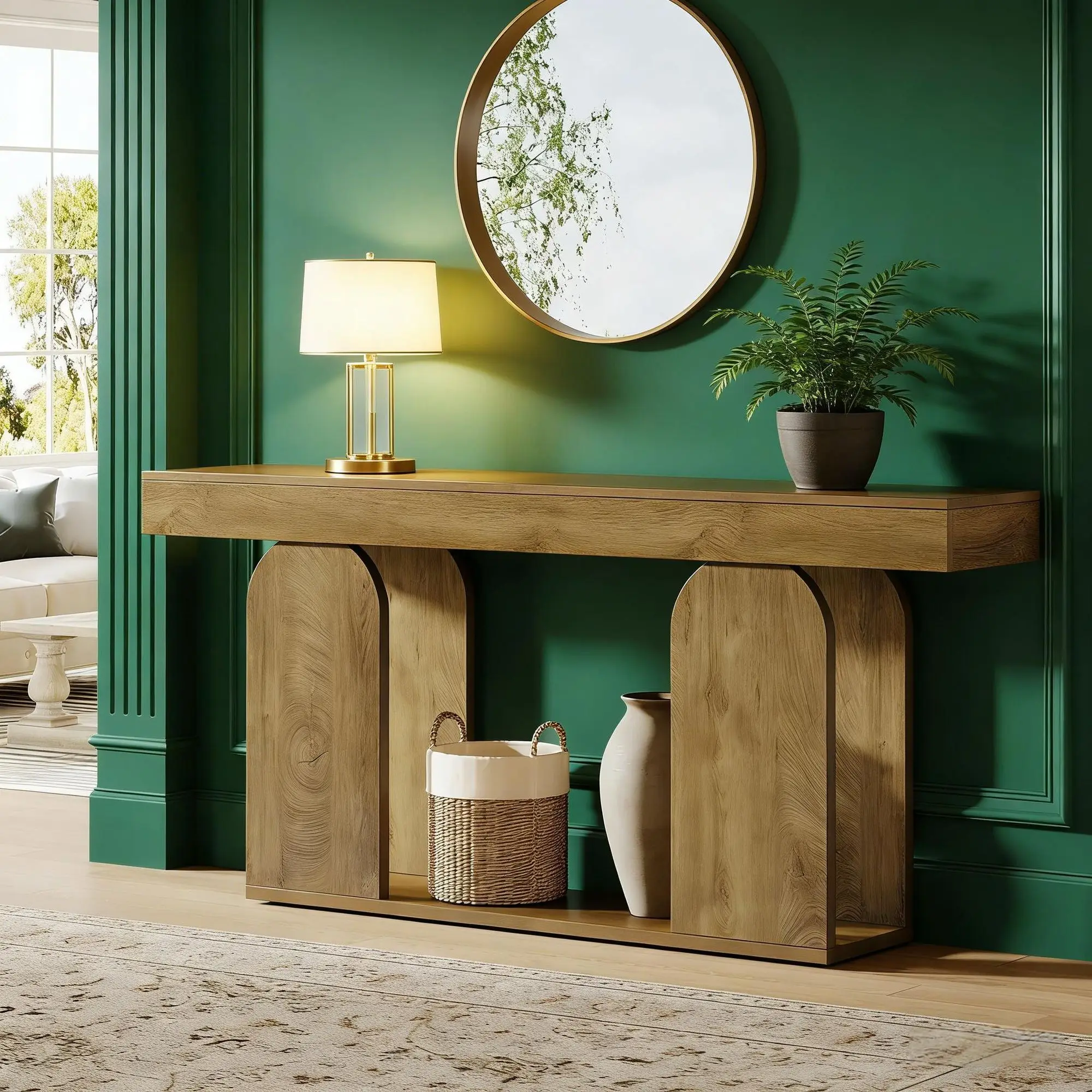 Elvarenae Alder Natural Console Table — product detail