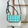 Black With Turquoise Checkered