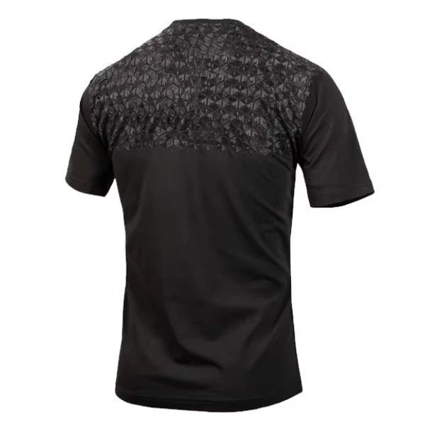 Custom Printing Stretch Breathable Grip Men's Slim Fit T-Shirts 90% Cotton 10% Spandex Sporty Gym Wear in Black Spring Season