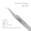 Curved tweezer [29-SA]