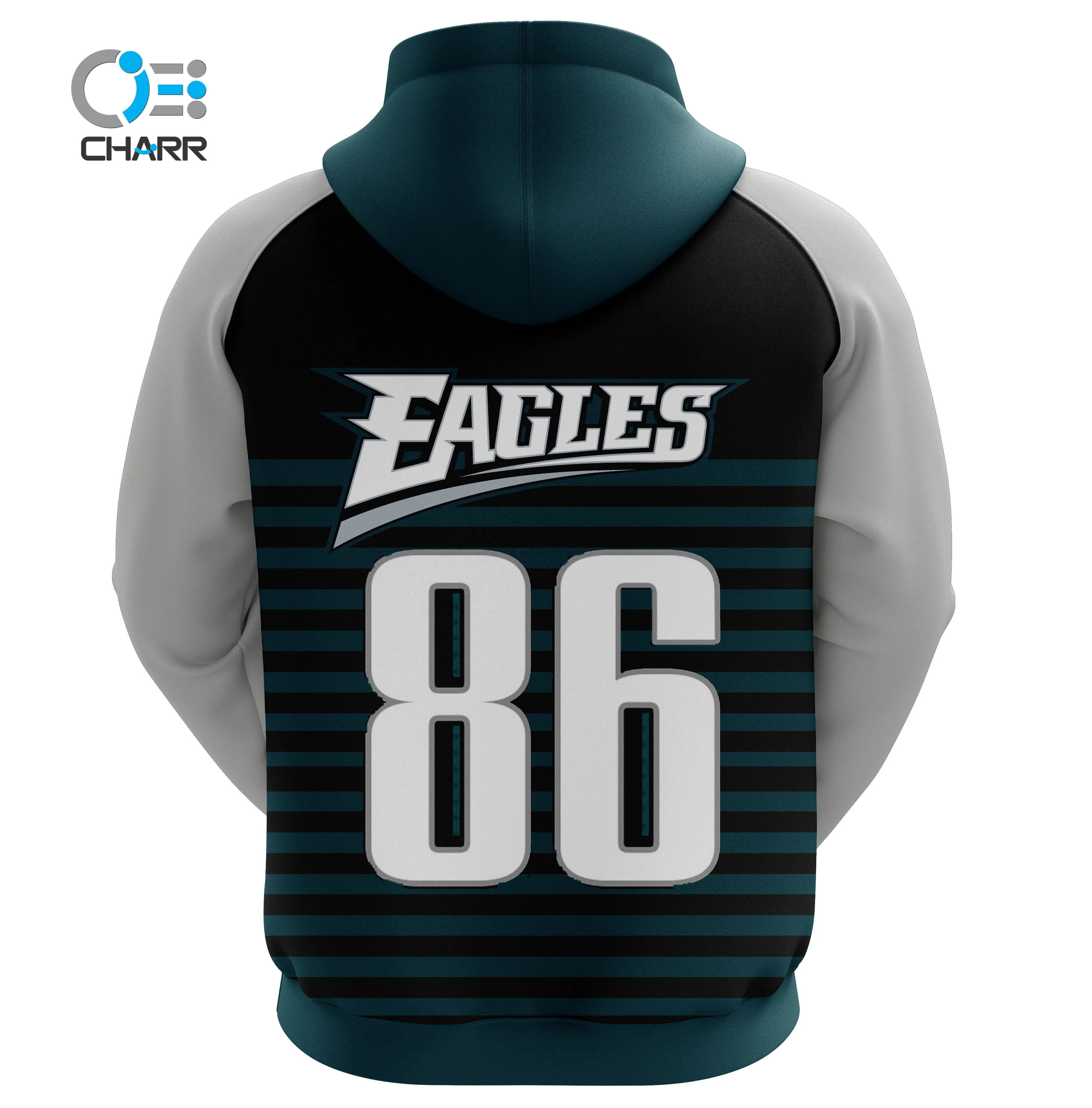 Custom Philadelphia Eagles Road Jersey Shirt NFL Hoodie 3D - Bring Your  Ideas, Thoughts And Imaginations Into Reality Today