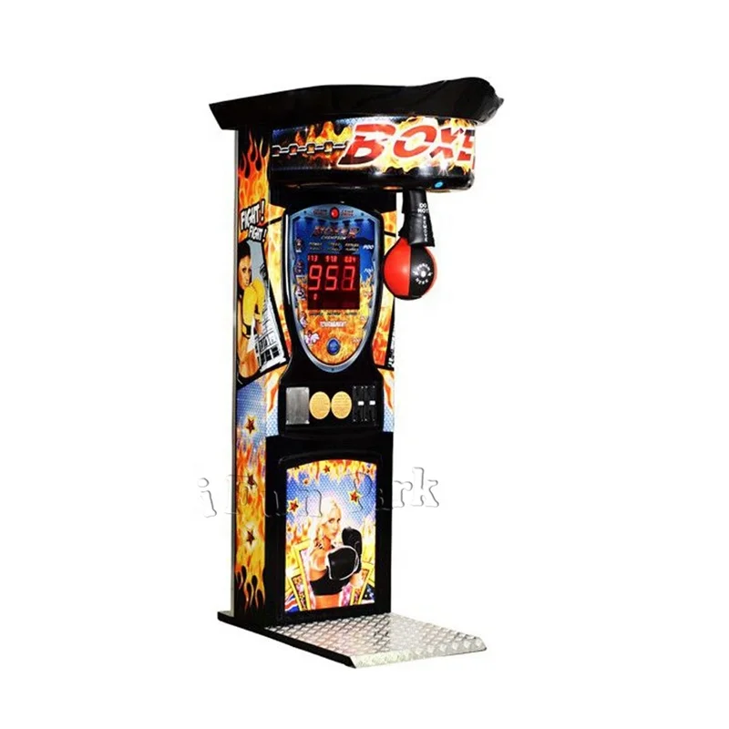 Boxing Game Machine Arcade Game Zone Coin Operated Classic Boxing Game Sports Simulator Big Punch on Sale