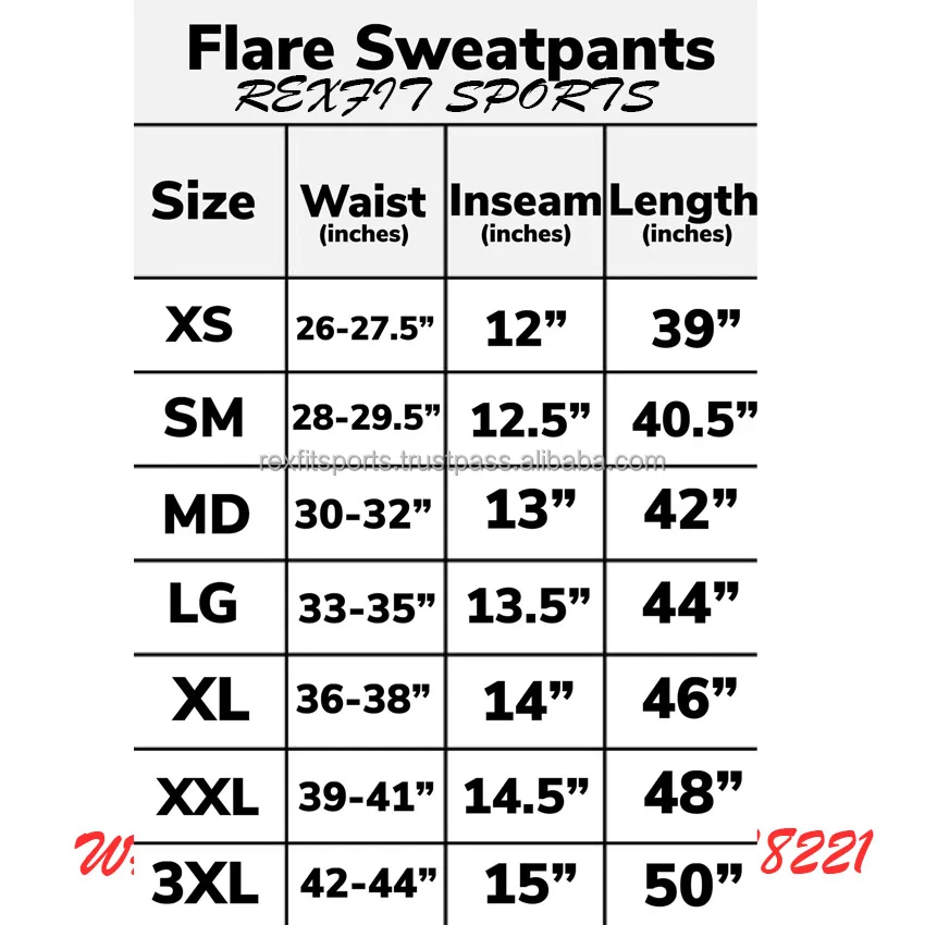 new custom flared sweatpants cotton nylon