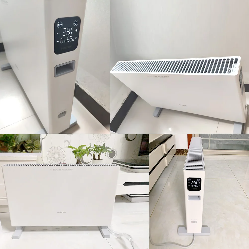 Smart Heater for Home Adjustable Three Gears 900W 1300W 2200W  Smartmi Electric Heater 1S