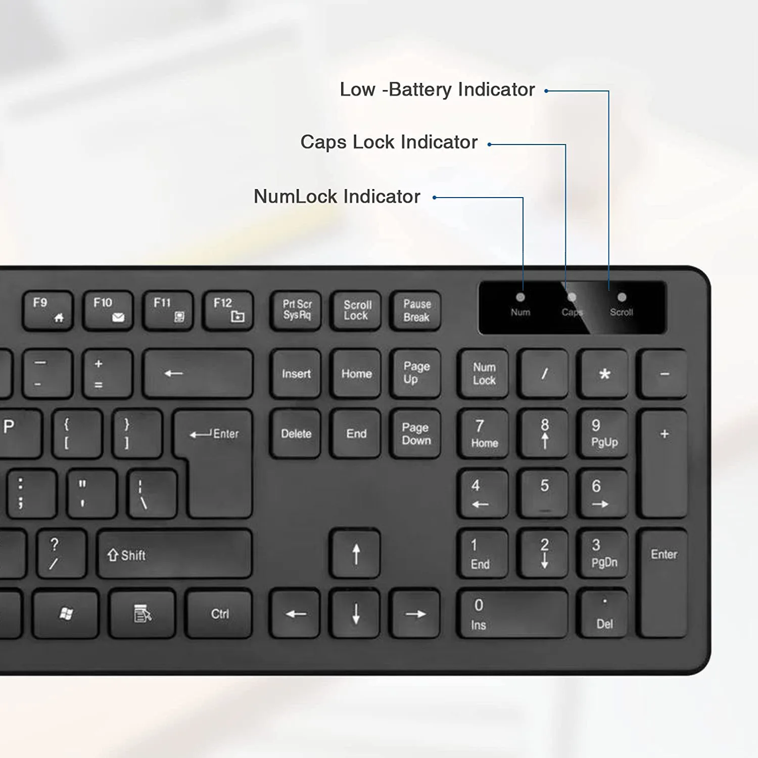 Wireless Keyboard Mouse Set Waterproof Key Mouse Desktop Home Computer Notebook Office Game Special Keyboard Mouse Set