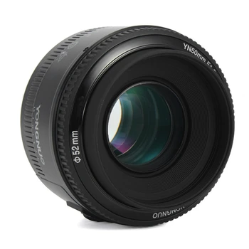 Professional Yongnuo 50mm canon Lens Yn50mm Lens F/1.8 AF/MF Large Aperture Auto Focus for canon DSLR Camera product image
