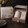 crème craie et rose poussiéreux