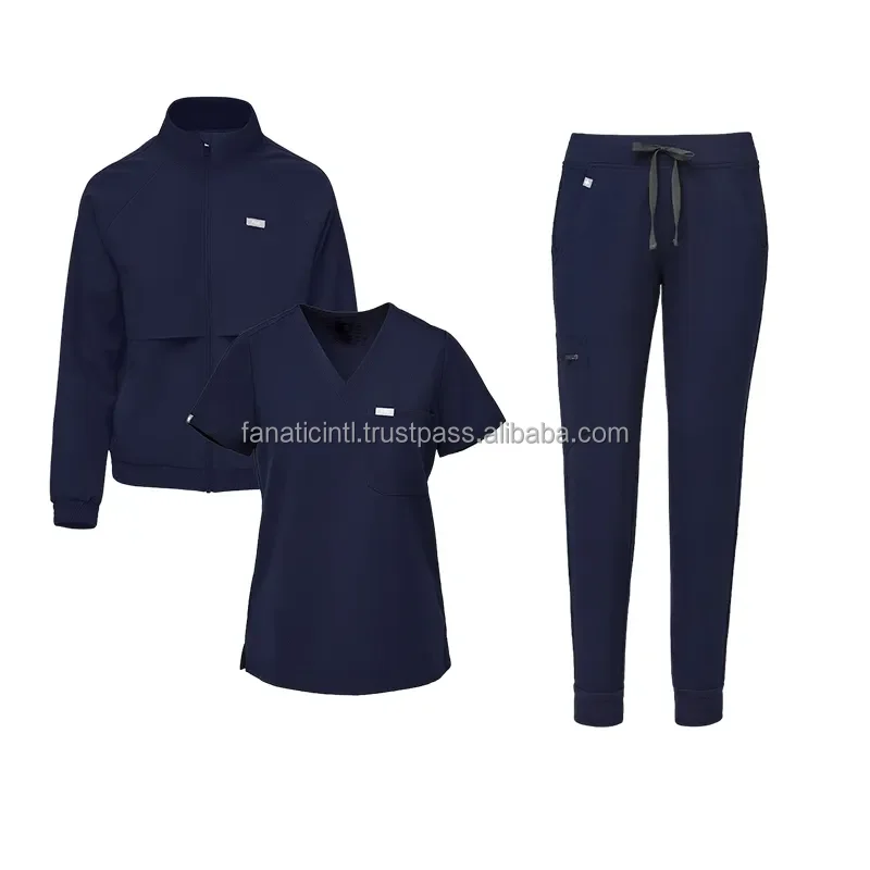Women's Medical Uniform Scrubs Set Medical Nursing Jogger Hospital