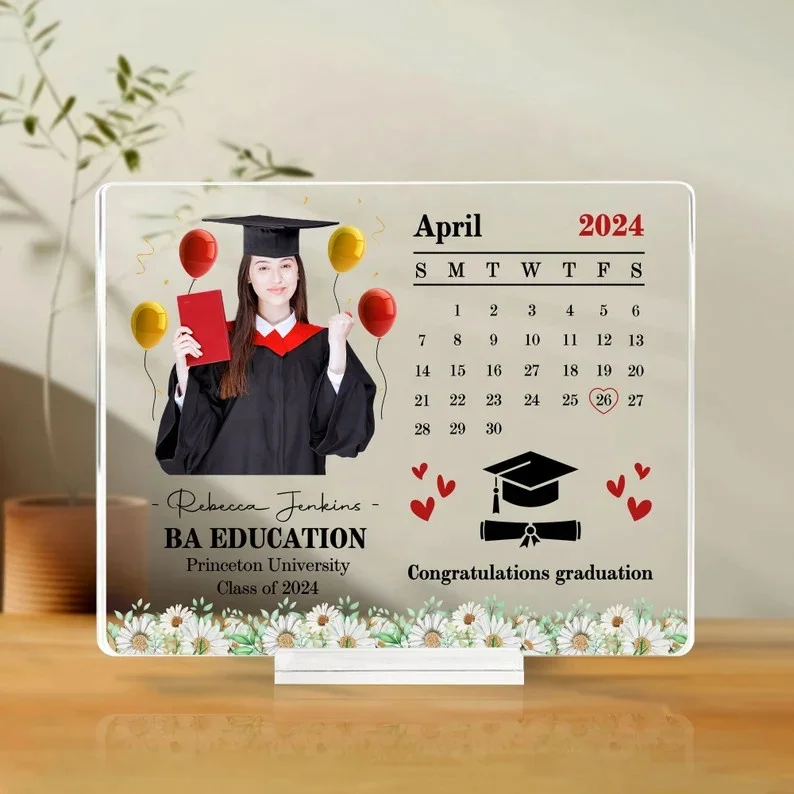 Personalized Graduation Plaque Sign,Congrats Grad Acrylic Plaque,New ...