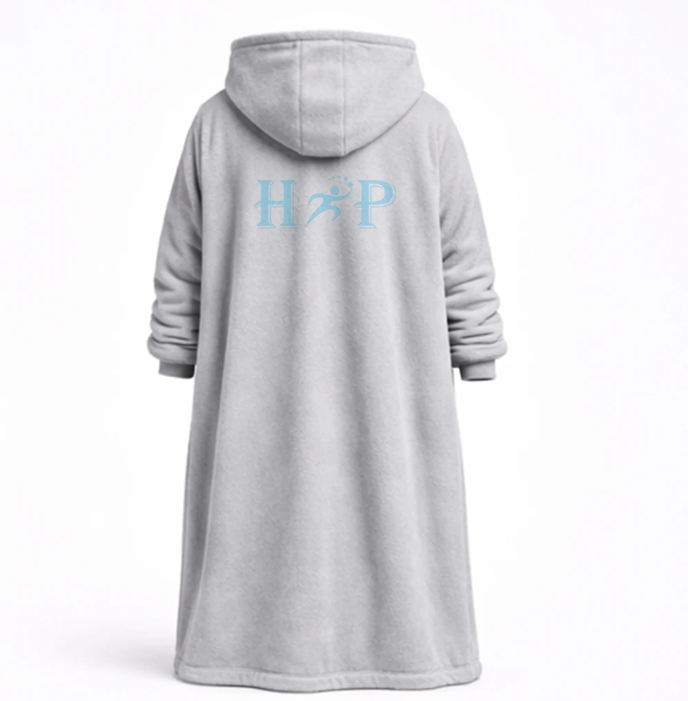 Oversized Blanket Hoodie Women Men Winter Hooded Wearable Blanket Hoodie With Sleeves Sherpa Fleece Sweat Sleepwear