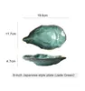 Assiette de style japonais 8 pouces - Vert Jade