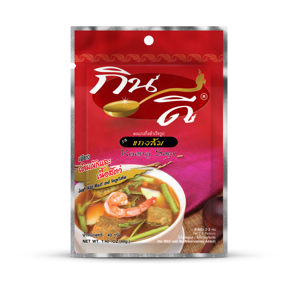 Тайский вкусный мгновенный Карри Кин ди каэн сом