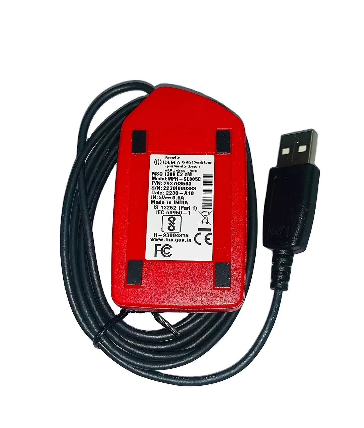 Refurbished High Quality Single Fingerprint Scanner Morpho 1300E3 2M for Biometric Enrollment and Verification