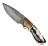 Natural Brown Wood, Polished Dark Horn