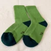 Green with dark green heel and toe