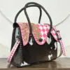 Pink & White Checkered