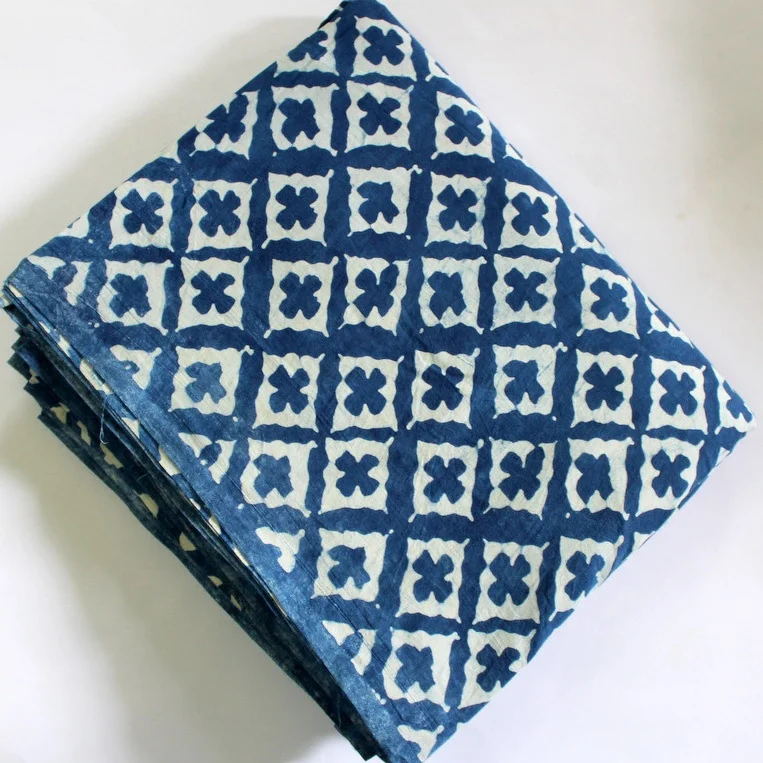 Натуральная растительная краска, мягкая хлопчатобумажная Женская ткань для платья с цветочным принтом, печатная Ткань, 100% хлопковая индийская ткань