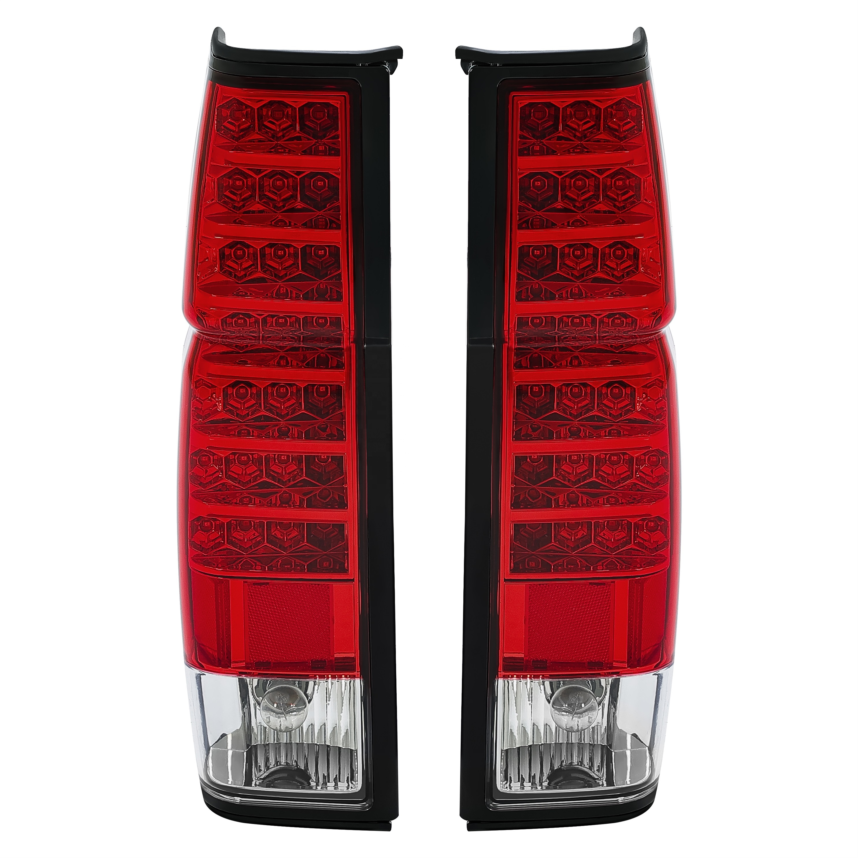 Lanternas Traseiras LED com Lâmpadas para Nissan D21 Hardbody