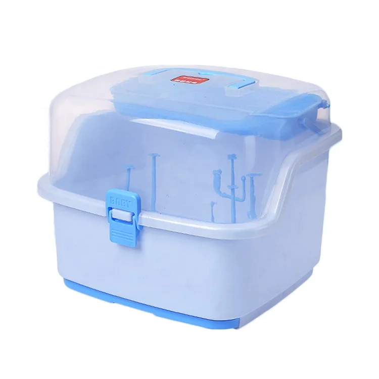 Eco-Friendly Baby Bottle Storage Box  Child Safety Approved Drying Rack & Organizer for Nursery Sustainable Kids Products