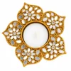 Paisley Leaf Mirror Diya