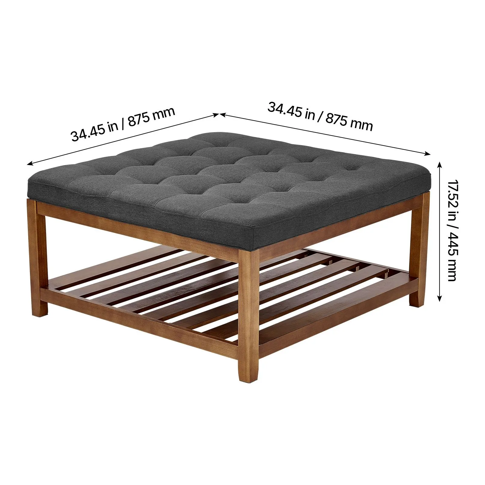Aveline Square Ottoman Coffee Table — product detail