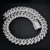 18 mm 3 rangs Rhodium