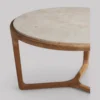 Fine Sanded Teak A with MArble Top