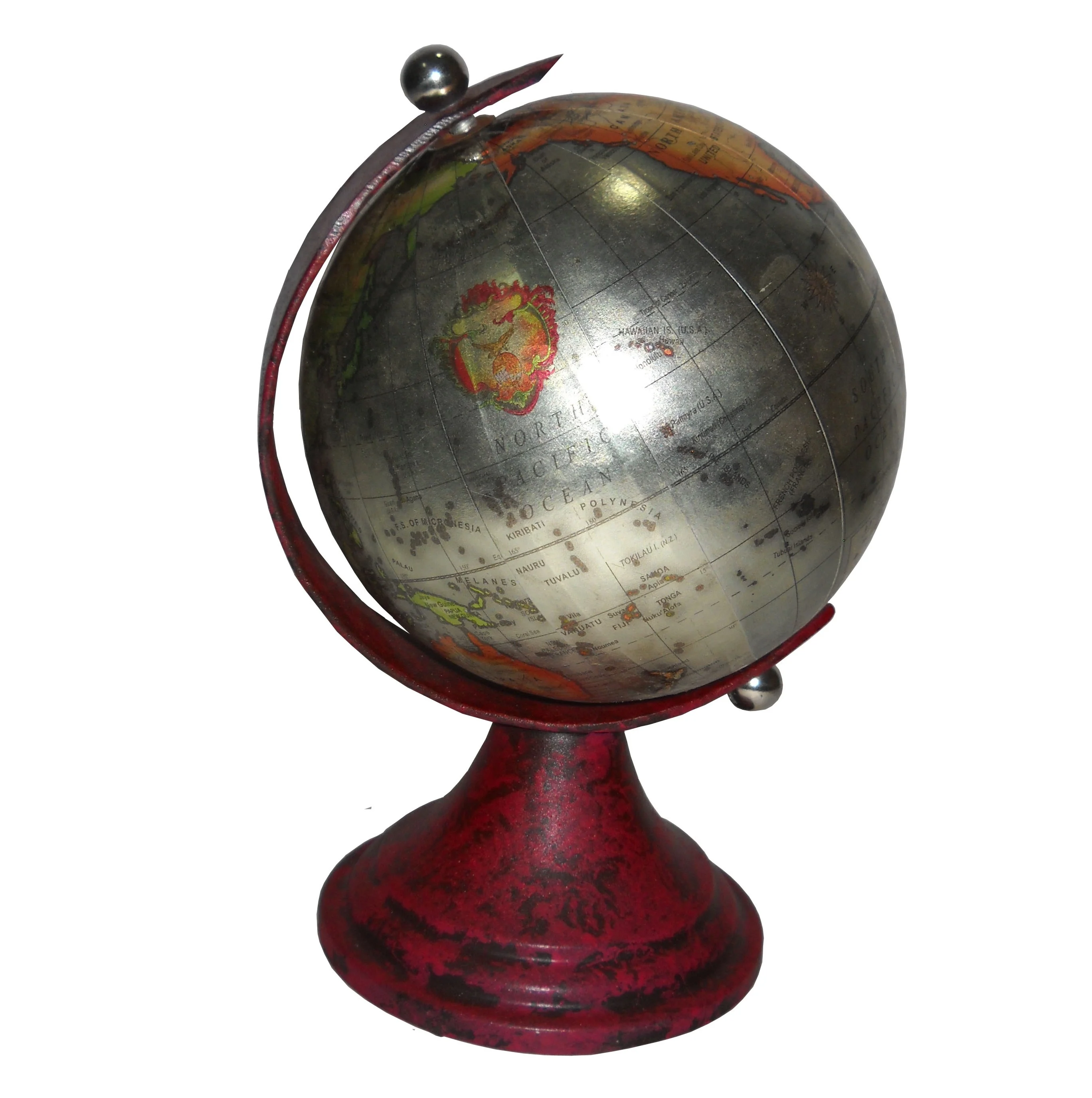 Серебряная печать вращающийся шар из ПВХ для обучения украшения