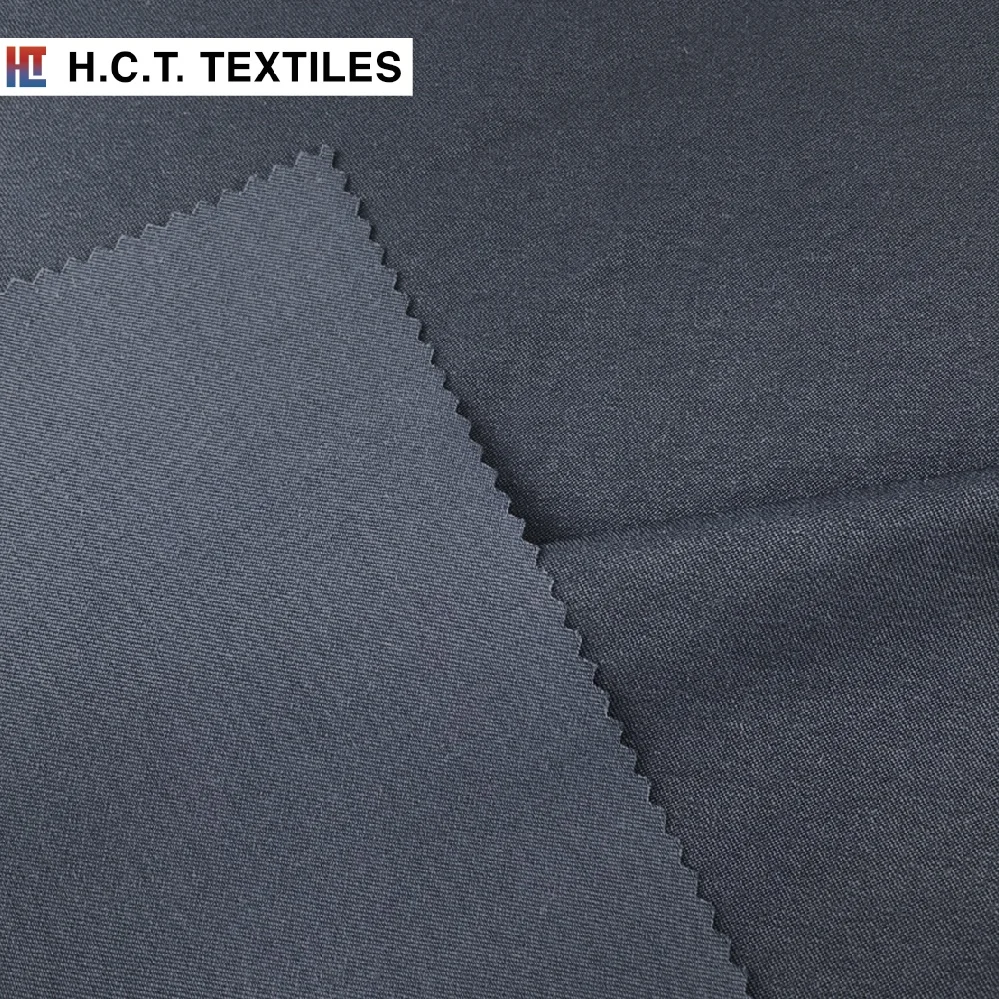 Water repellent taslan yarn spandex nylon twill stretch fabric