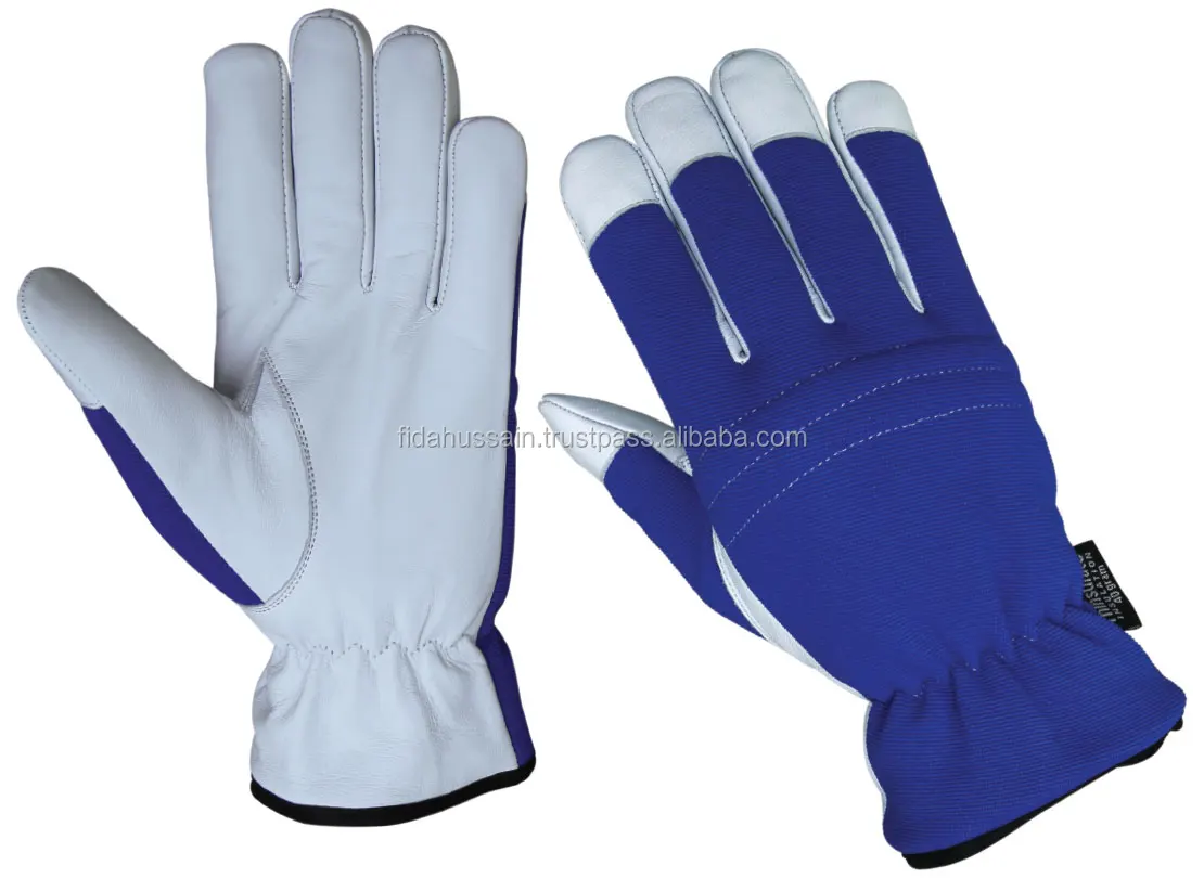 High Performance Anti Vibration Hand Safety Leather Gloves From Pakistan Construction Work Auto Mechanic