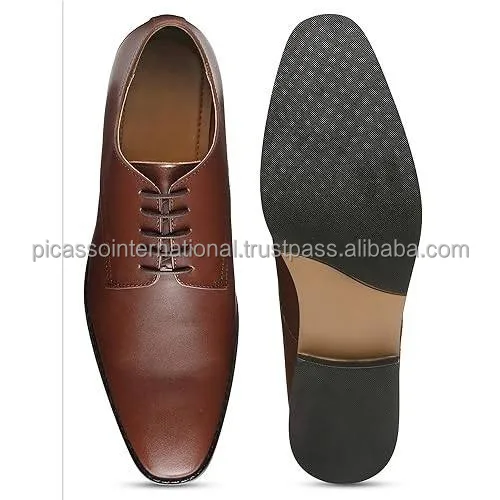 2024 New Arrival Men's Antique Italian Genuine Leather Shoes Full Grain Formal Casual Office Party Wear Oxford Indian Supplier