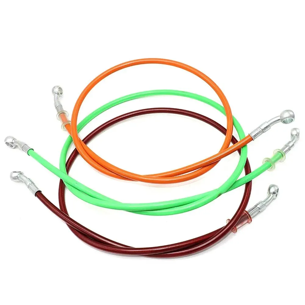 Motorcycle Dirt Bike Braided Brake Hose Line Steel Brake Cable ...