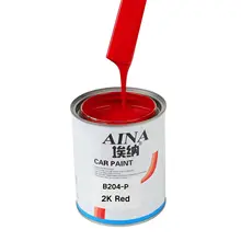 Economic B204-P Red Acrylic Car Repair Paint Plastic Coating Liquid Coating Spray Application Quality Assurance Fast Delivery