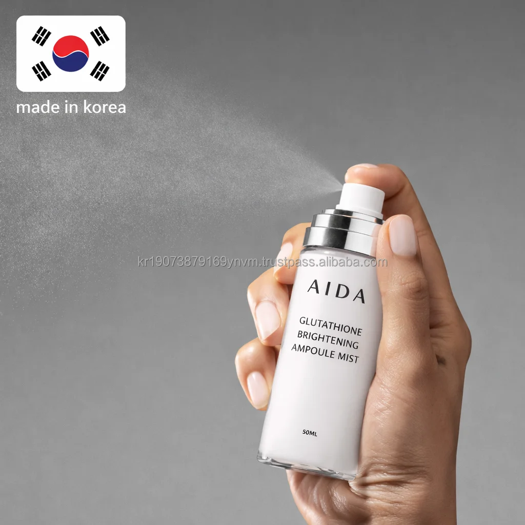 glutathione made in korea Korean Glutathione Ampoule Mist Milky Glass Skin Facial Moisturizer Private  Label Customized Gold Stamping Women 3-Year Home Use| Alibaba.com