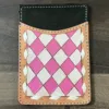 White & Pink Checkered