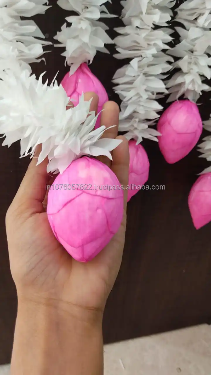 Artificial Jasmine Lotus Flower Garland String For Indian Wedding And