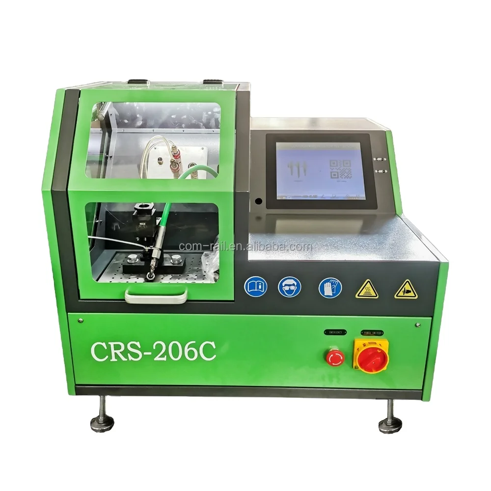 Diesel Injector Nozzle Cleaner and Tester CRS 206C Electronic Common Rail Injector for Test Bench 220v 1-Year Warranty"