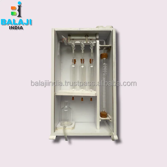 Orsat 3 Pipette Apparatus For Analysing Flue Gas Testing Equipment Best