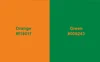 Naranja y Verde