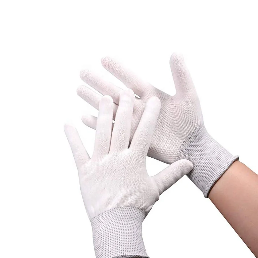 Высокопрочные защитные хлопковые перчатки из прочного материала трикотажные хлопчатобумажные