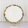 8 inches white round plate