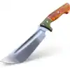 Warm Amber Wood & Olive Green Bolster