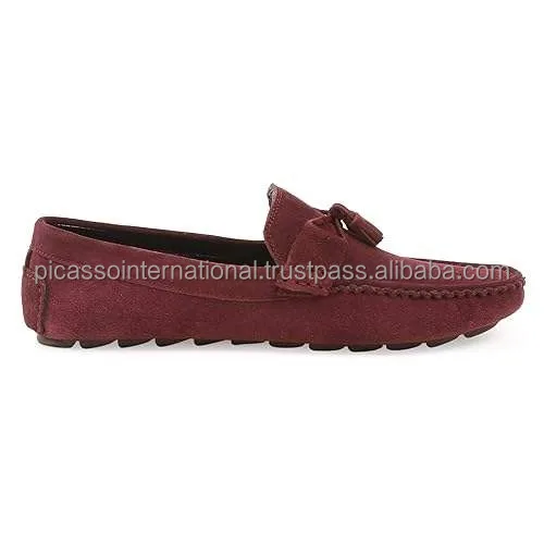 Good Quality Widely Selling Wholesale Supply Elegant Design Genuine Swede Leather Loafers Shoes for Bulk Purchase