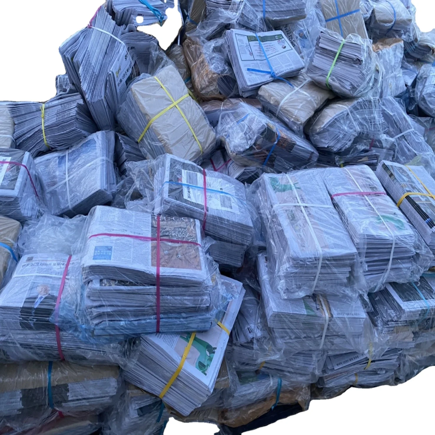 Переизданный газетный продукт для переработки макулатуры