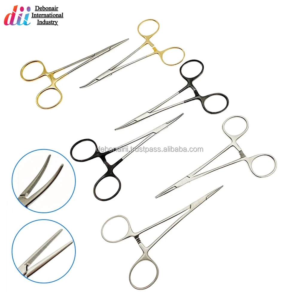 Surgical Hemostatic Mosquito Clamp Forceps Artery Holding Locking ...