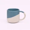 Blue with Off White