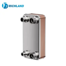 65bar 45bar 6m3/h Custom High Efficient Brazed Plate Heat Exchanger Evaporator Coils For Water Cooler Refrigeration