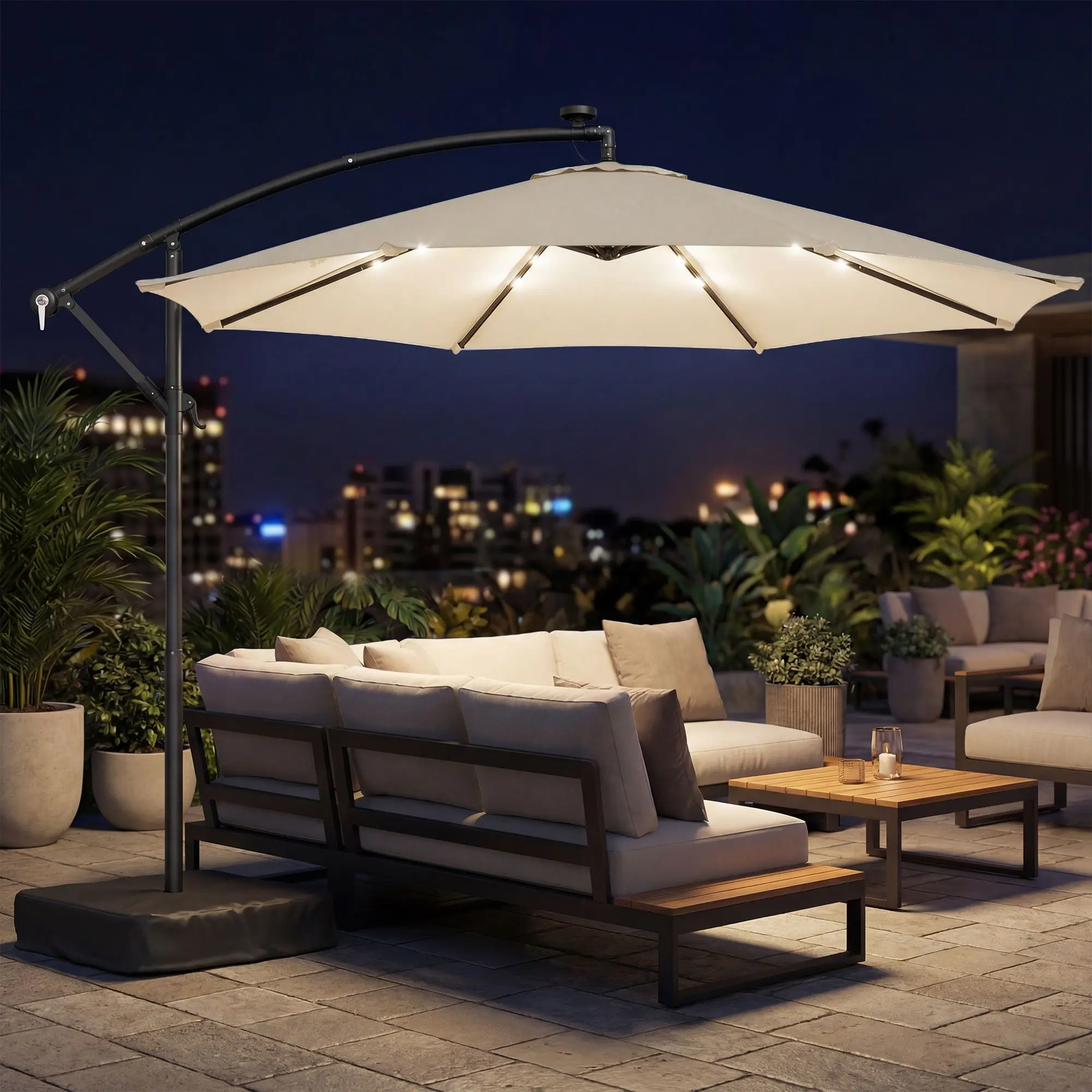 grocery outlet patio umbrellas 10ft 3-Tier Market Umbrella White Pole, Push Button Tilt, Crank – Best Choice Products resistant canopy provides plenty Schwinn Searcher City Hybrid Color:Matte Blue / Small group_fall 26