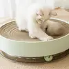 Multi-layered green cat scratcher