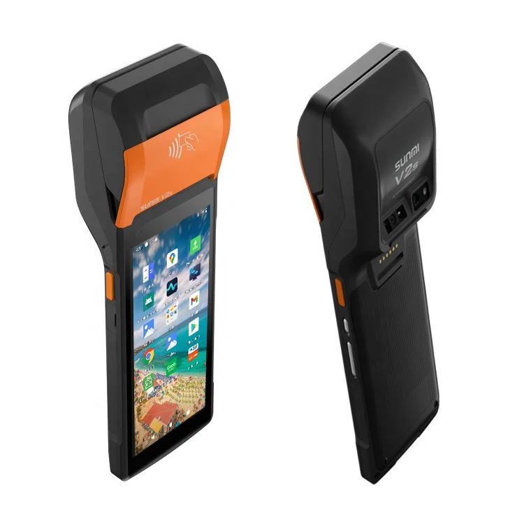 V2S SUNMI V2s Android 11 Terminal Business Ticketing Machine Point of Sale Cash Register HandHeld Pos Machine for Store